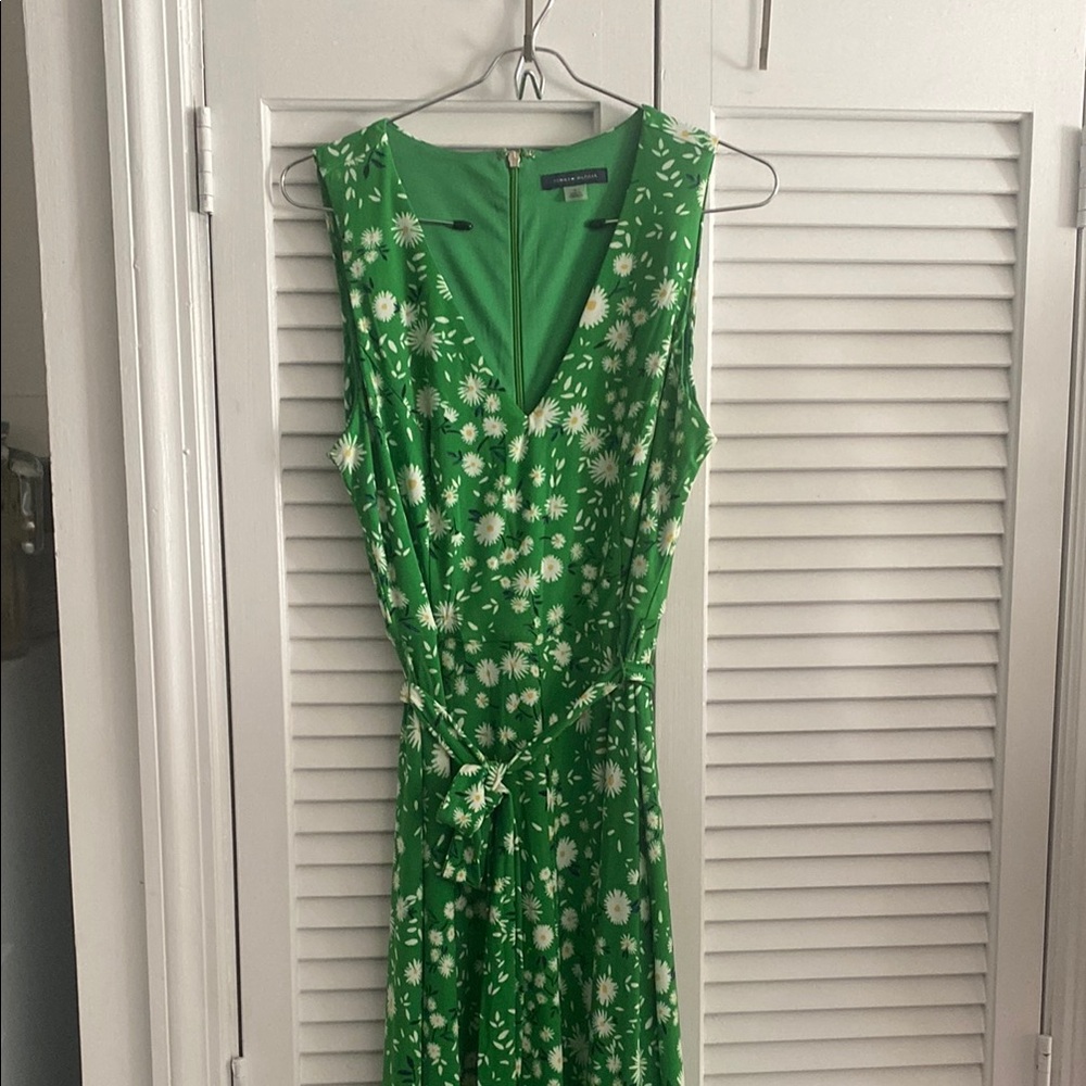 Green Floral Dress by Ann Taylor